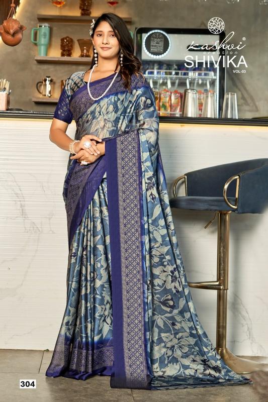 Kashvi shivika vol-3 fancy sarees wholesale  - wholesale export